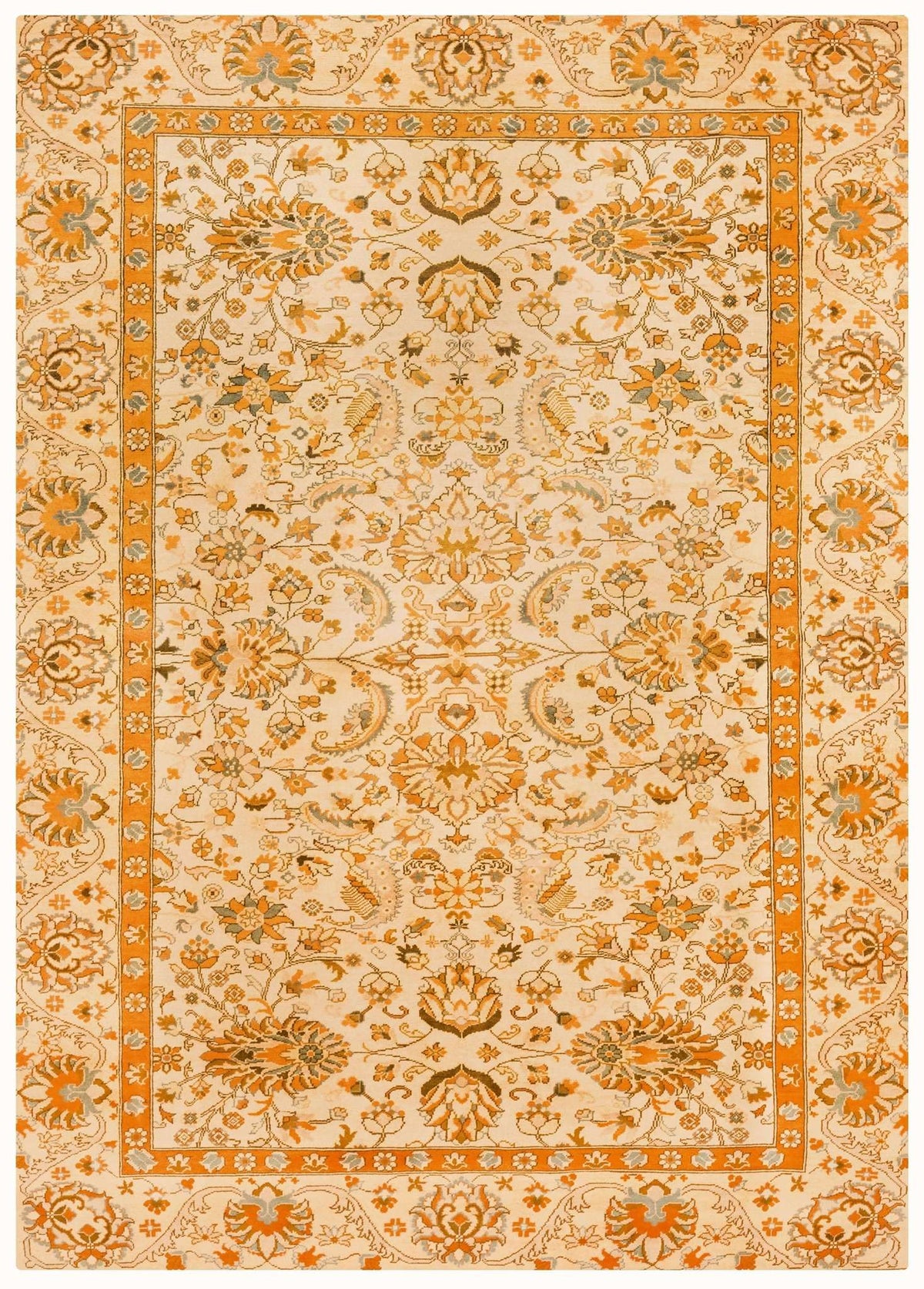 Turkmani Hand-Knotted Wool Area Rug – Red, 10'0" x 6'5" | Carpetery - Carpetery