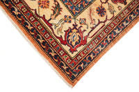 Super Kazak Hand-Knotted Wool Area Rug in Multicolor, 9'10 x 7'10 (view 3)