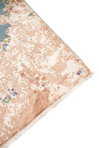Modern Hand-Knotted Wool Area Rug in Multicolor, 6'4 x 4'1 (view 3)