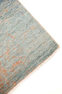 Modern Hand-Knotted Wool Area Rug in Multicolor, 8'0 x 5'1 (view 3)