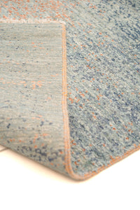 Modern Hand-Knotted Wool Area Rug in Multicolor, 8'0 x 5'1 (view 2)
