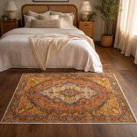Machani Machine-Made Area Rug – Warm Multicolor, 5'10" x 3'11" | Carpetery