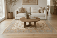 Khurjeen Hand-Knotted Wool Area Rug in Multicolor, 5'10 x 3'11 (view 5)
